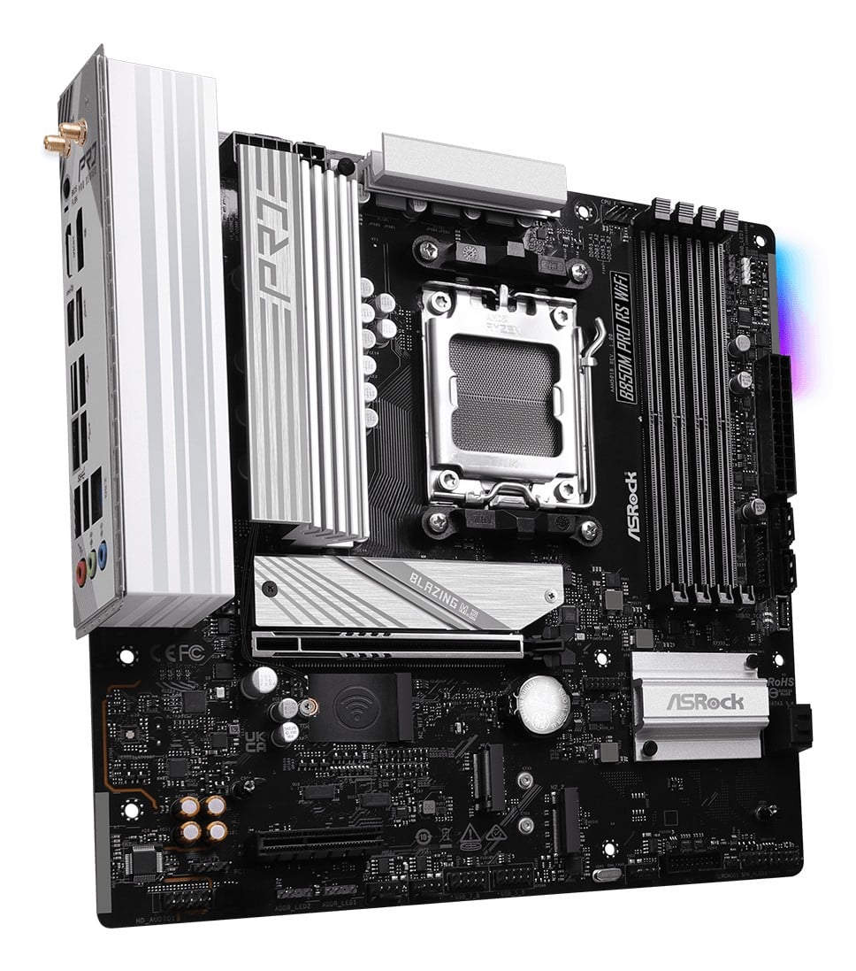 ASRock 90-MXBR70-A0UAYZ Carte mere B850M Pro RS WiFi DDR5 Support PCIe 5.0
