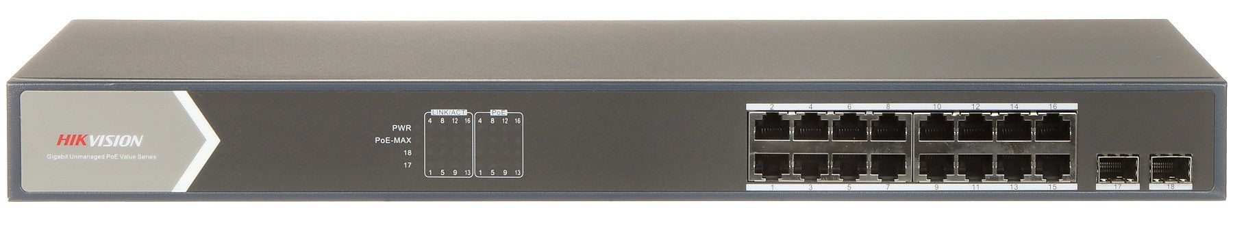 Hikvision DS-3E1518P-SI Commutateur PoE