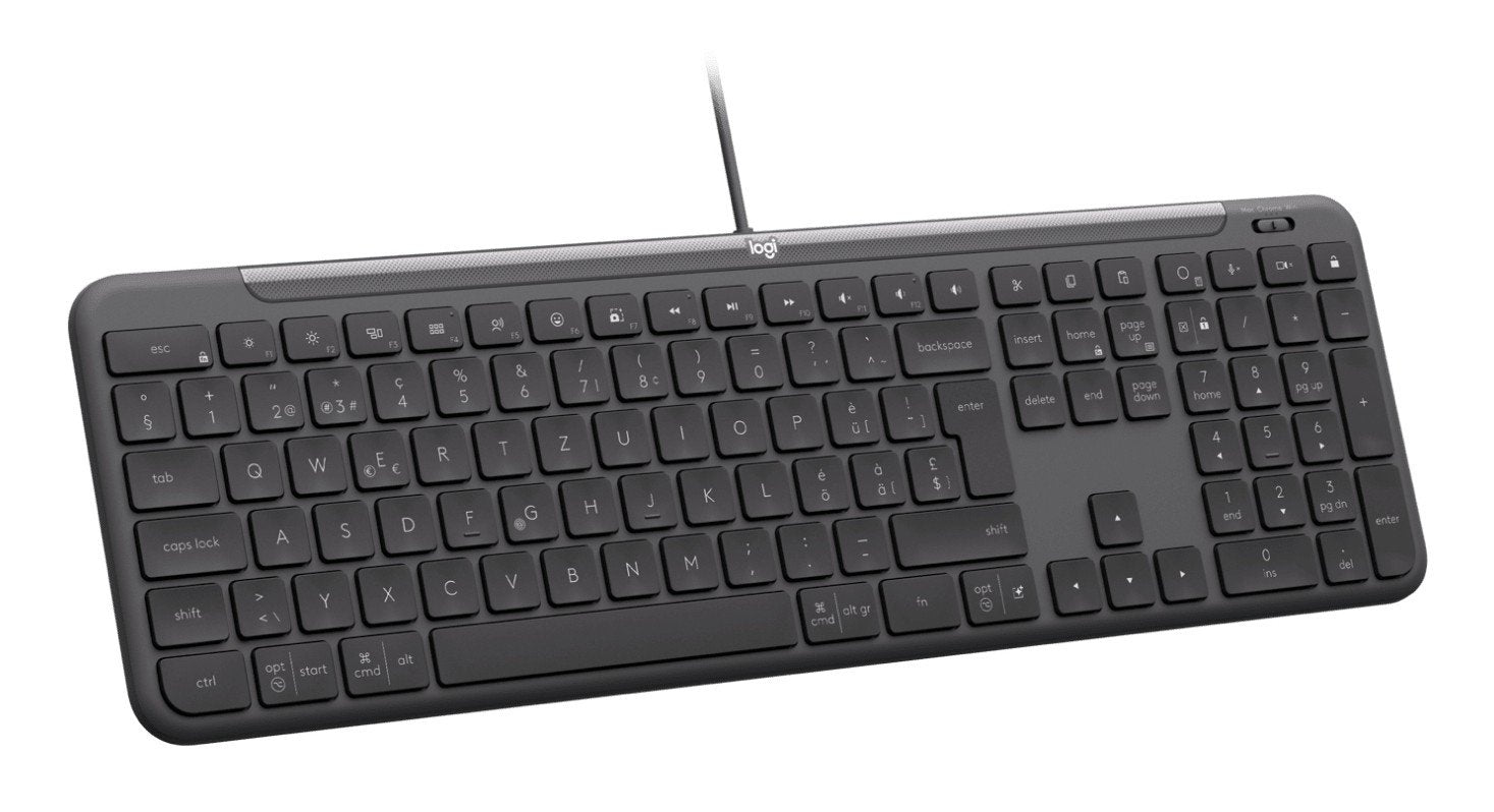 Clavier Filaire Logitech K620 pour Entreprises - Graphite - US