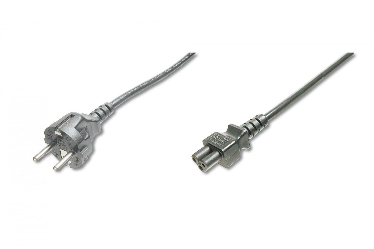 Digitus AK-440115-008-S câble électrique Noir 0,75 m Coupleur C5 IEC C5
