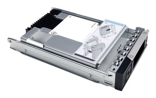 Dell 480GB SSD SATA Mix Use 6Gbps 512e 2.5in with 3.5in Hybrid Carrier