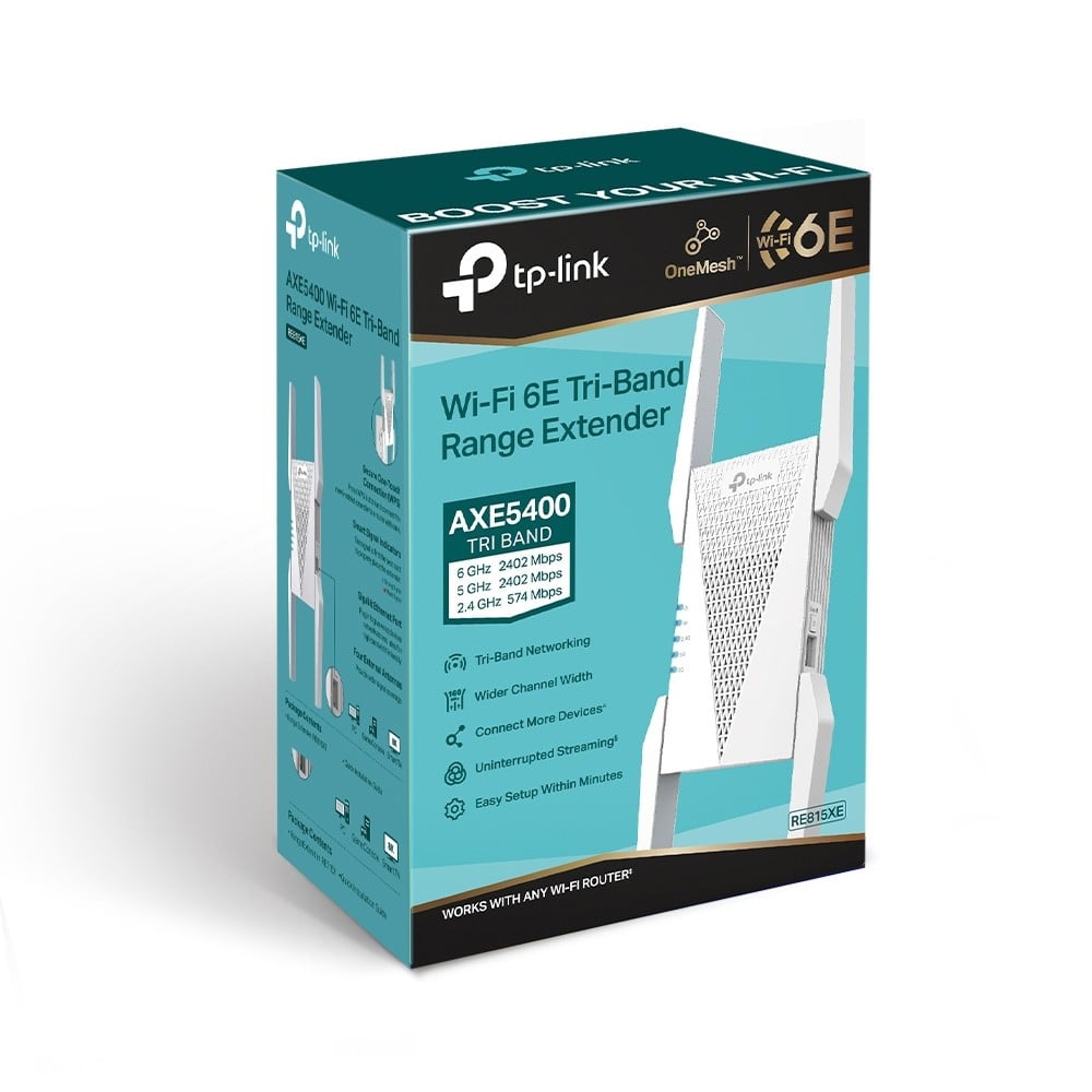 TP-LINK AXE5400 Wi-Fi 6E Range Extender