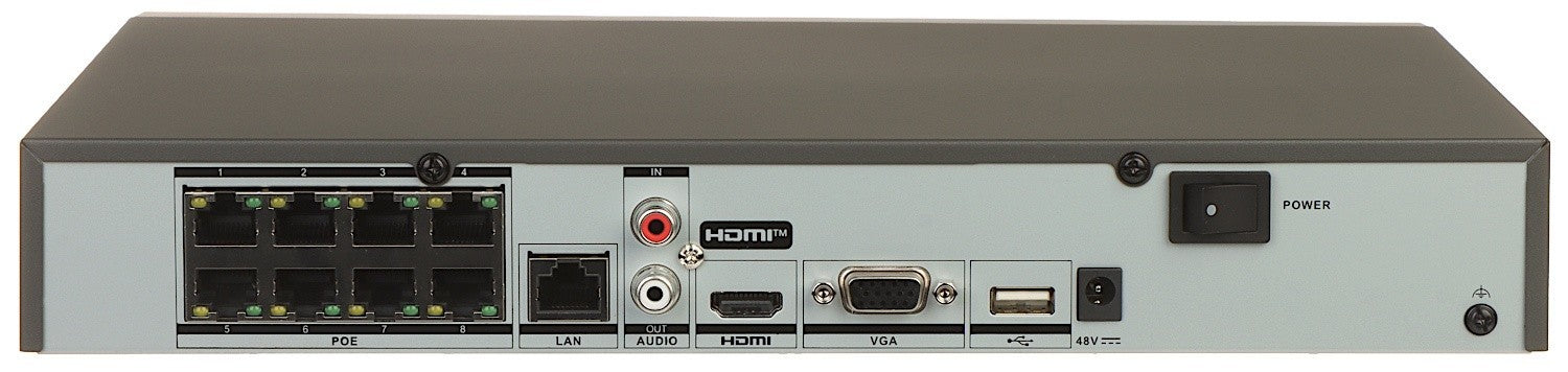 Hikvision DS-7608NXI-K1/8P(D) NVR PoE 1U 8 canaux K Series AcuSense 4K