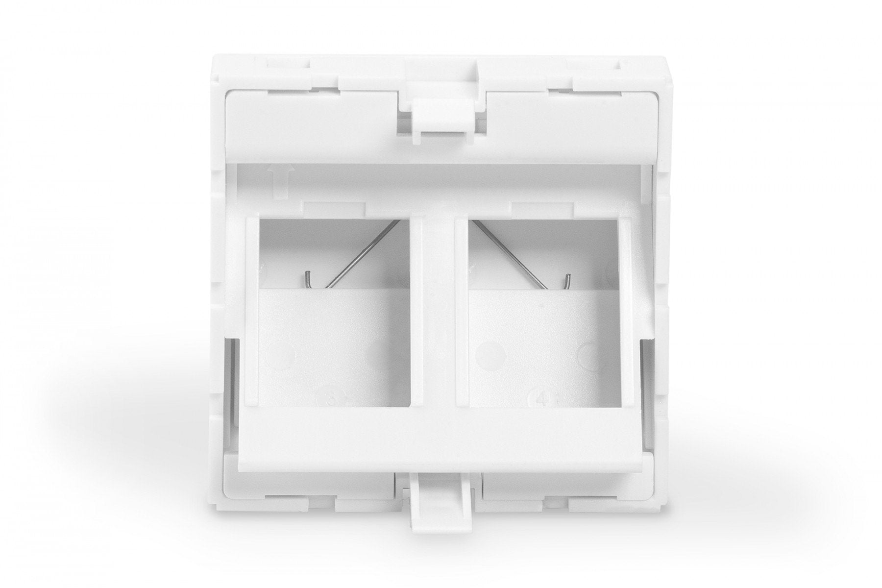 Digitus DN-93802-7-SH Plaque de commutation et obturateur Blanc