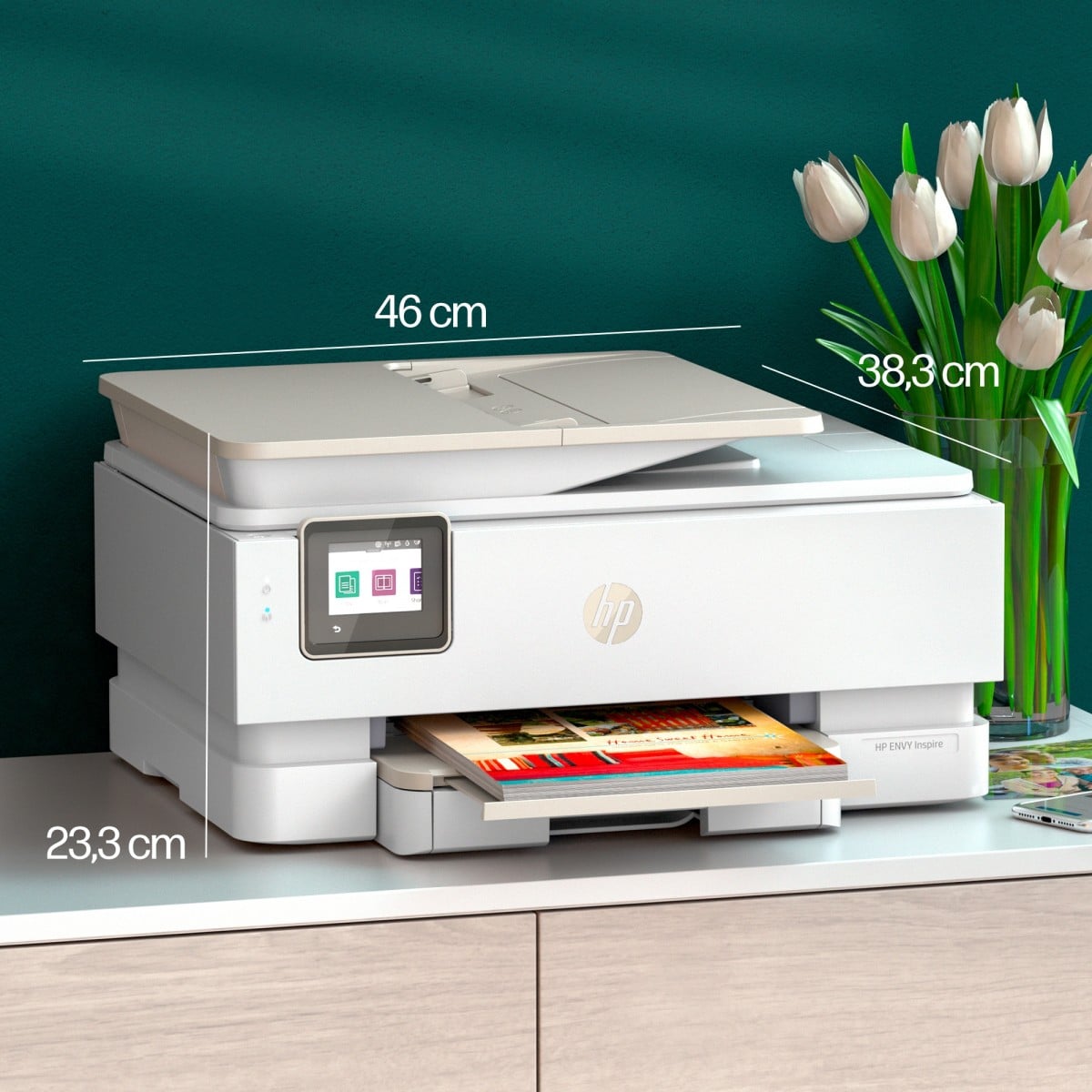 HP ENVY Imprimante tout-en-un HP Inspire 7920e, Couleur, Imprimante pour Maison et Bureau a domicile, Impression, copie, numérisation, Sans fil  HP+  Éligibilit