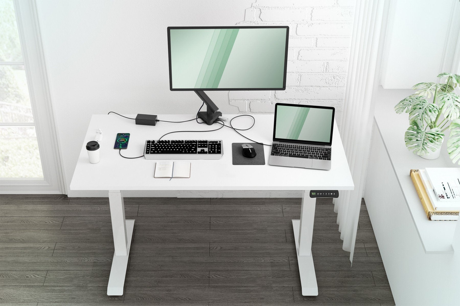 "Digitus DA-90405 support d'écran plat pour bureau 81,3 cm (32"") Noir"