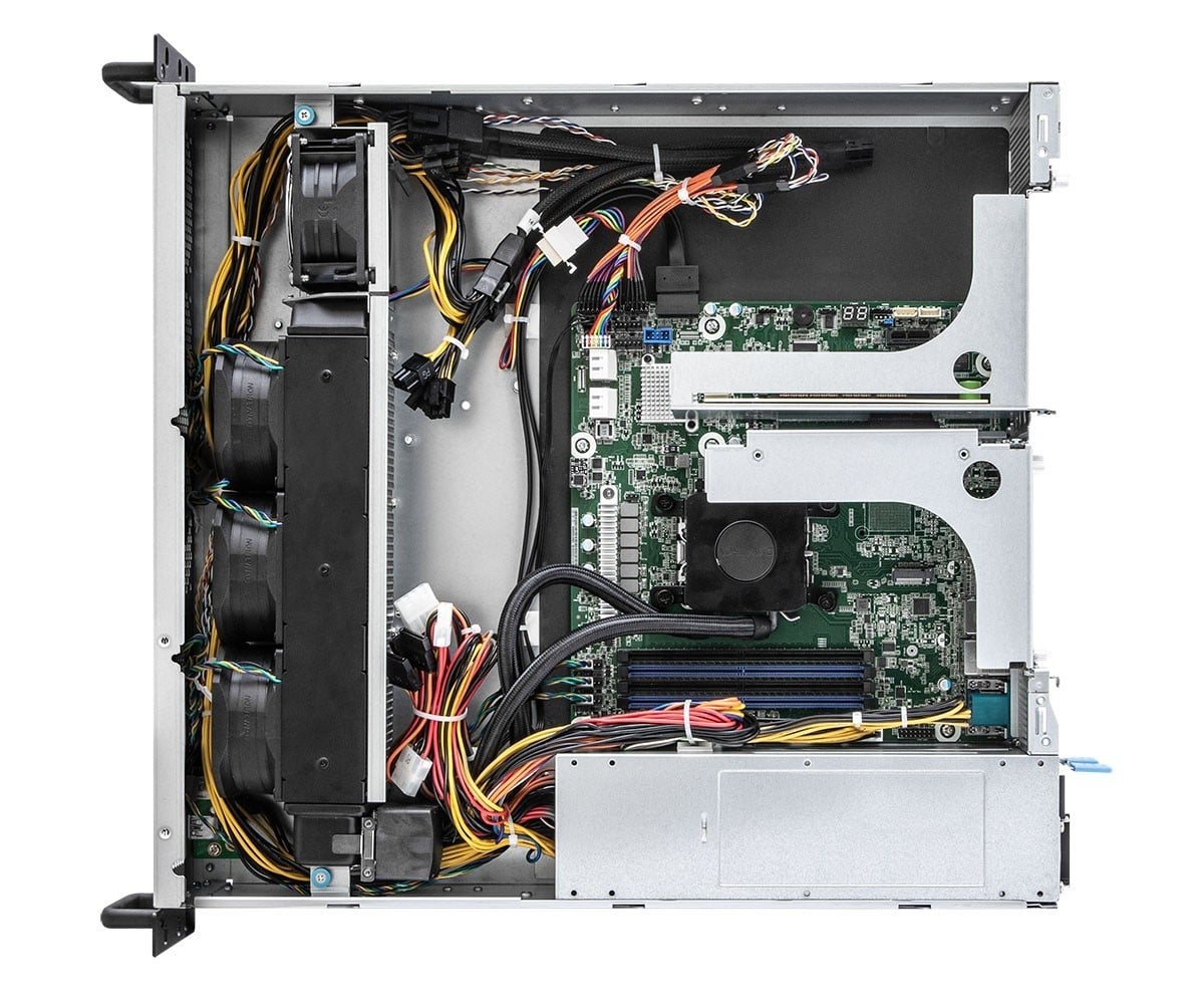 ASRock 2U1G-B650/AQUA, UP, Rack 2U, AMD Ryzen 9000, 2xSFF, 1xGPU, 2xGbE, Red. PSU, IPMI