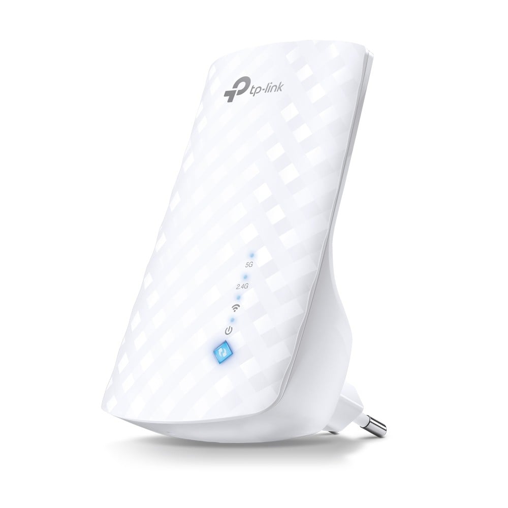 TP-LINK AC750 Wi-Fi Range Extender Wall Plugged 3 internal antennas 433Mbps at 5GHz + 300Mbps at 2.4GHz Range Extender mode WPS