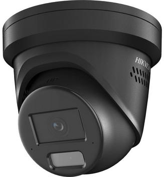 Hikvision DS-2CD2386G2H-IS2U/SL(2.8mm)BLK Caméra Réseau Turret Fixe 8MP AcuSense Strobe Light et Avertissement Audible