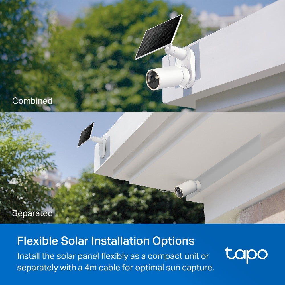TP-LINK Solar-Powered Security Camera Kit 4K UHD