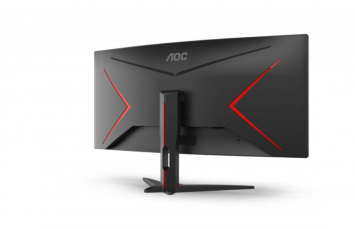 "AOC G2 CU34G2XE/BK écran plat de PC 86,4 cm (34"") 3440 x 1440 pixels Wide Quad HD LCD Noir, Rouge"