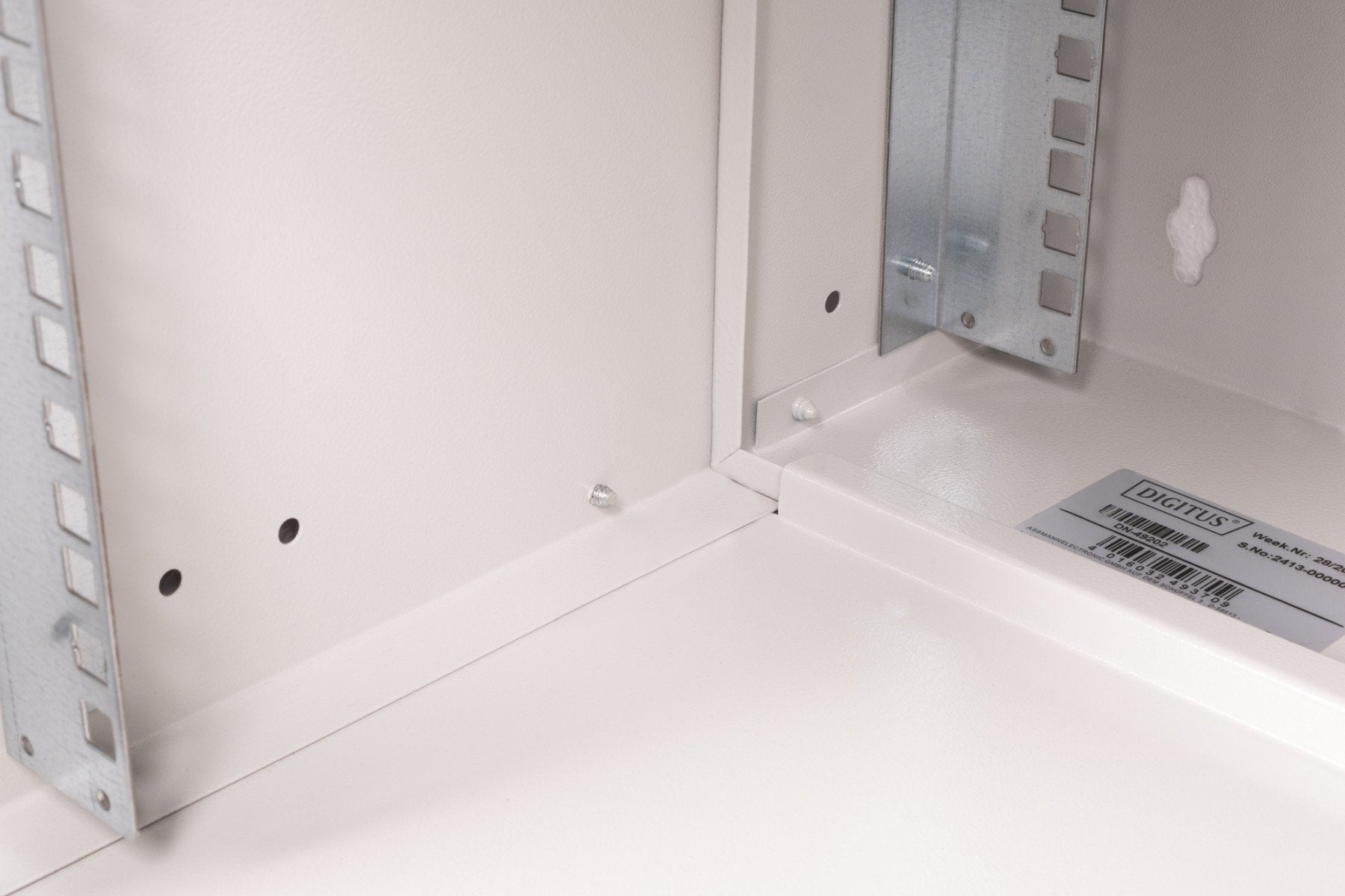 "Armoire réseau murale 19"" 7U, SOHO PRO 370 x 540 x 400 mm, porte en verre, gris, non assemblée, 60 kg"