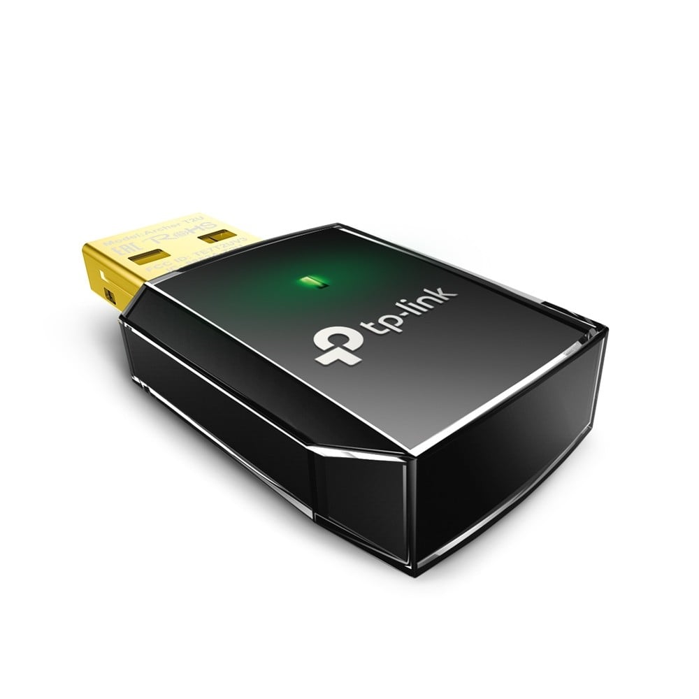 TP-LINK AC600 Dual Band Wireless USB Adapter MTK 1T1R 433Mbps at 5Ghz + 150Mbps at 2.4Ghz 802.11ac/a/b/g/n USB 2.0