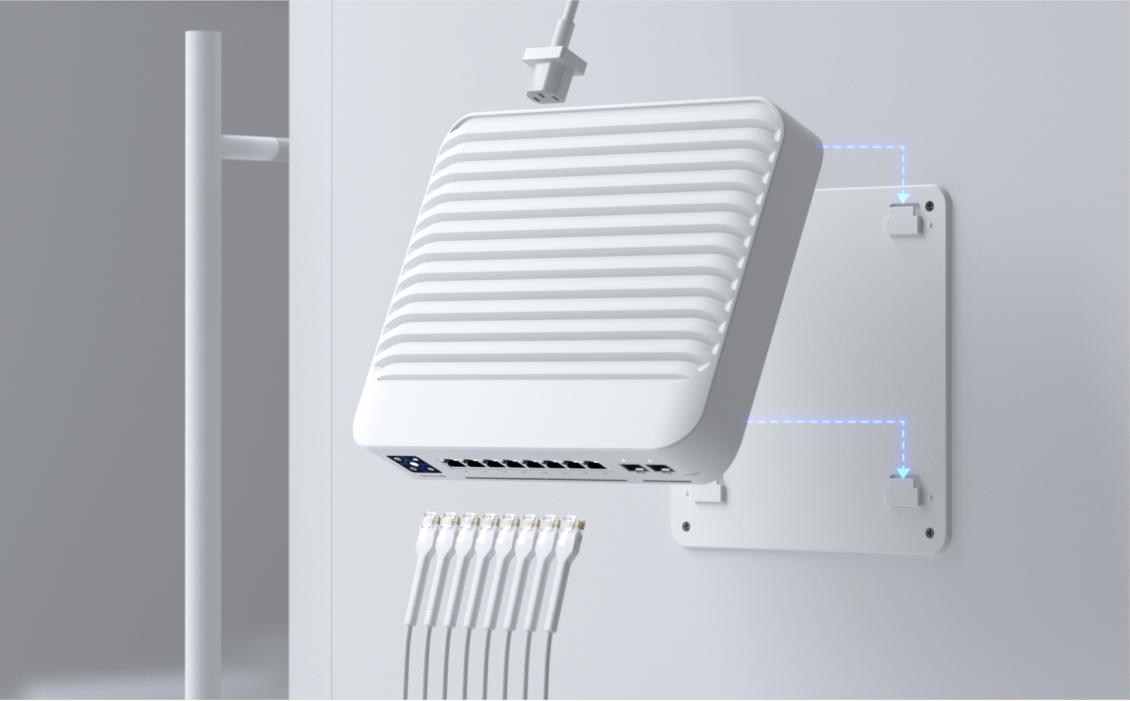 Ubiquiti USW-ENTERPRISE-8-POE Networks UniFi Enterprise 8 PoE Géré L3 2.5G Ethernet (100/1000/2500) Connexion Ethernet, supportant l'alimentation via ce port (P