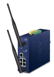 PLANET Industrial Dual Band 802.11ax 1800 Mbit/s Bleu