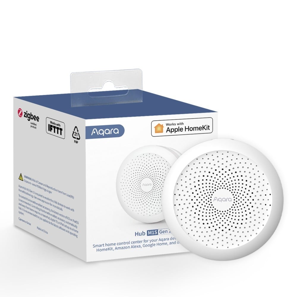 Aqara Xiaomi Smart Home Zentrale M1S Gen 2 Sans fil Blanc
