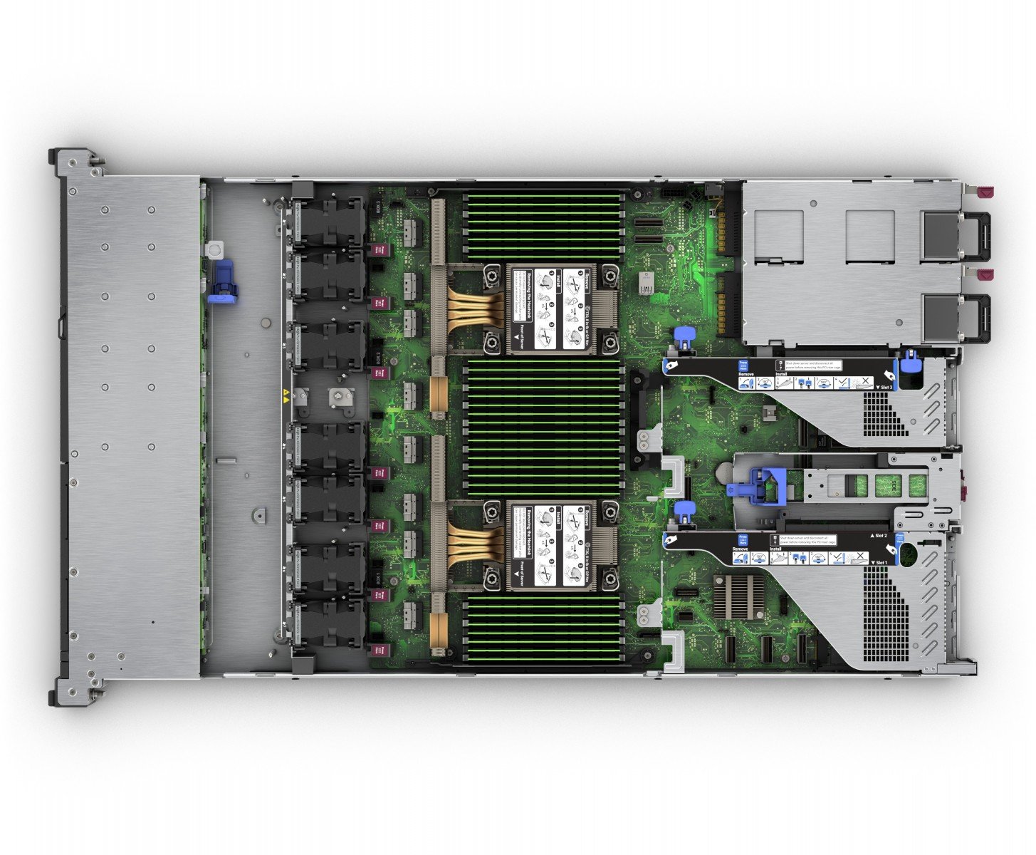 HPE ProLiant DL360 Gen11 4510 2.4GHz 12c 1P 2x32GB-R 8SFF MR408i-o 2x480GB SSD 2x1000W PS EU Server