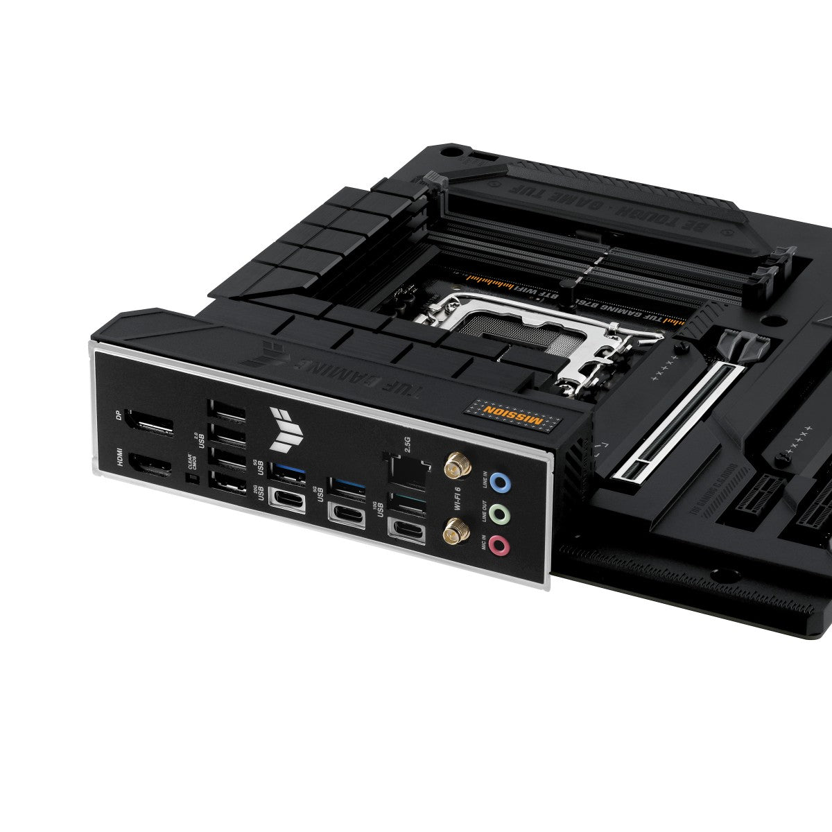 ASUS TUF GAMING B760M-BTF WIFI LGA 1700 4DDR5 microATX 4xSATA MB 1xHDMI 2.1 1xDP 1.4 3xM.2