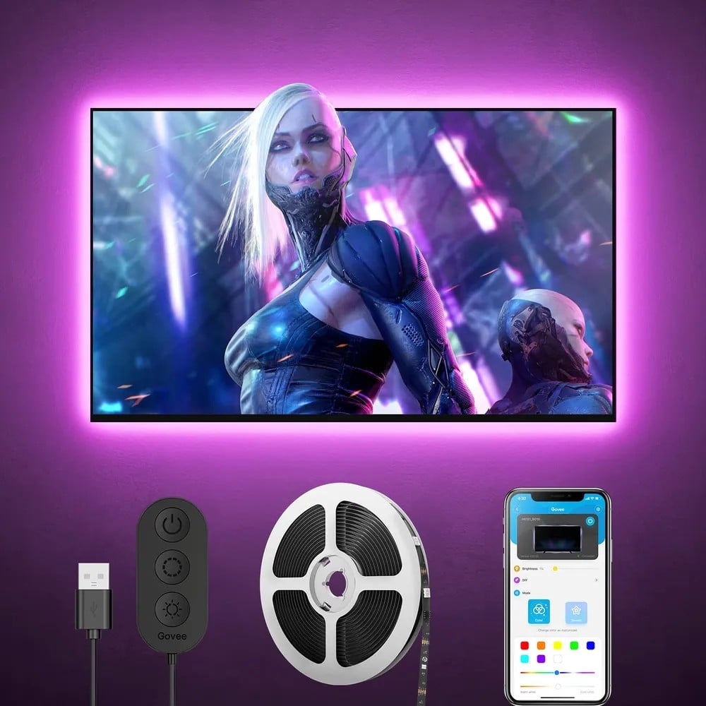 Govee H61780A1 Éclairage LED pour TV 46-60 pouces