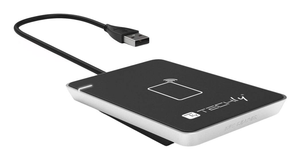 Techly I-CARD CAM-CIE Lecteur de cartes de proximité NFC RFID 13.56MHz USB