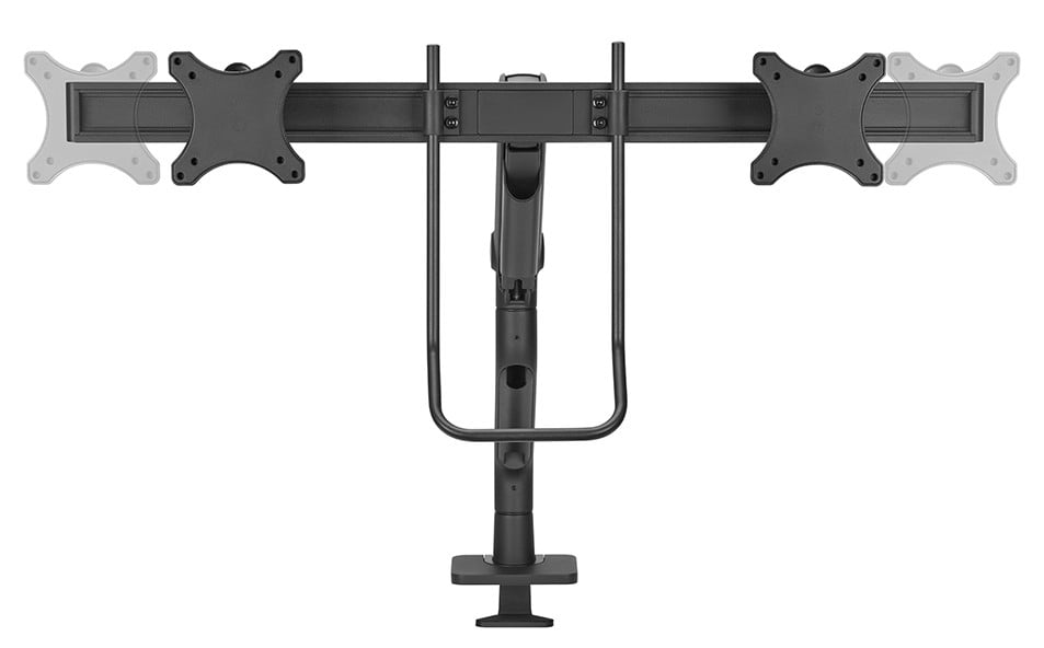 NEOMOUNTS DS75S-950BL2 Support décran à fixer 17-32p - ressort à gaz - Topfix - arrêt 180