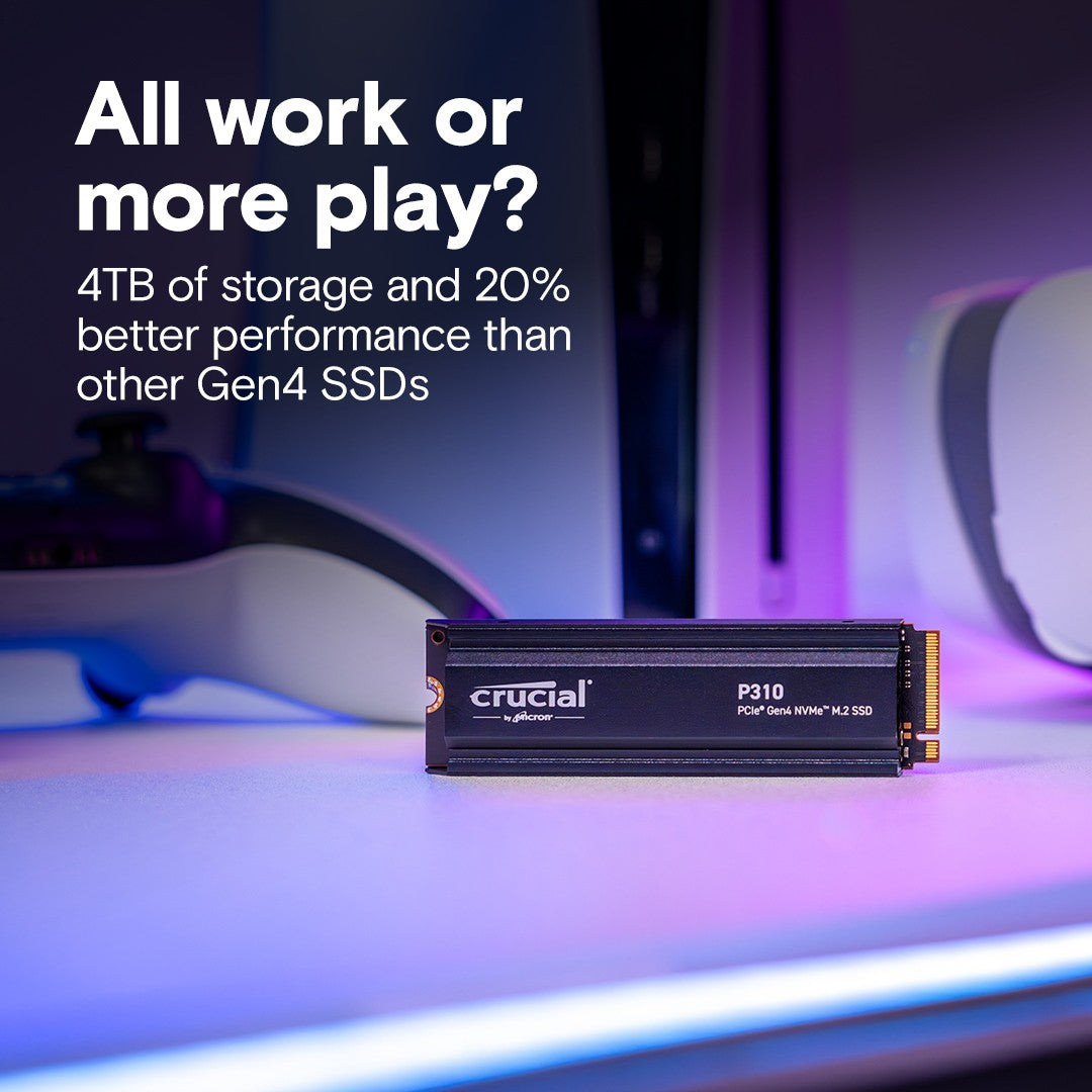 P310 4TB PCIe G42280 NVMe M.2 w heatsink