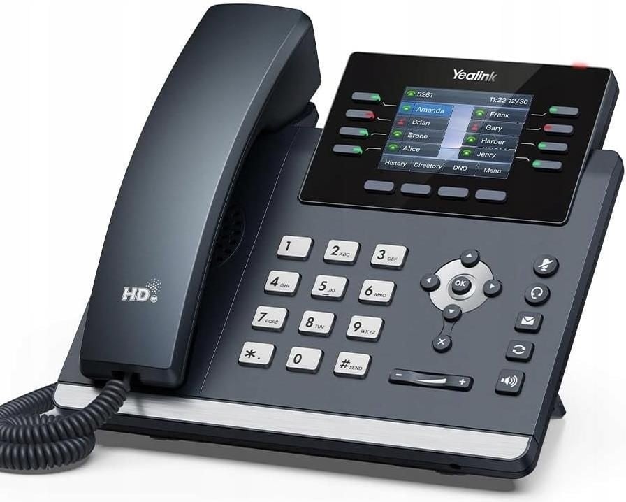 Yealink SIP-T44U téléphone fixe Gris 8 lignes LCD Wifi