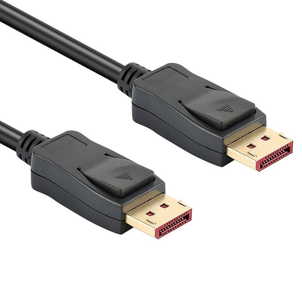 Techly ICOC DSP-A14-050NT Câble DisplayPort vers DisplayPort 1.4 8K*60Hz M/M 5m