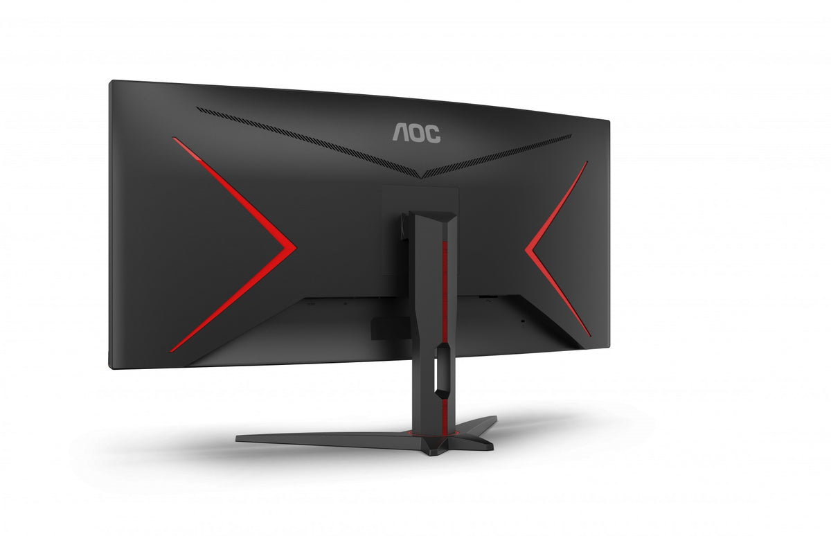 "AOC G2 CU34G2XE/BK écran plat de PC 86,4 cm (34"") 3440 x 1440 pixels Wide Quad HD LCD Noir, Rouge"