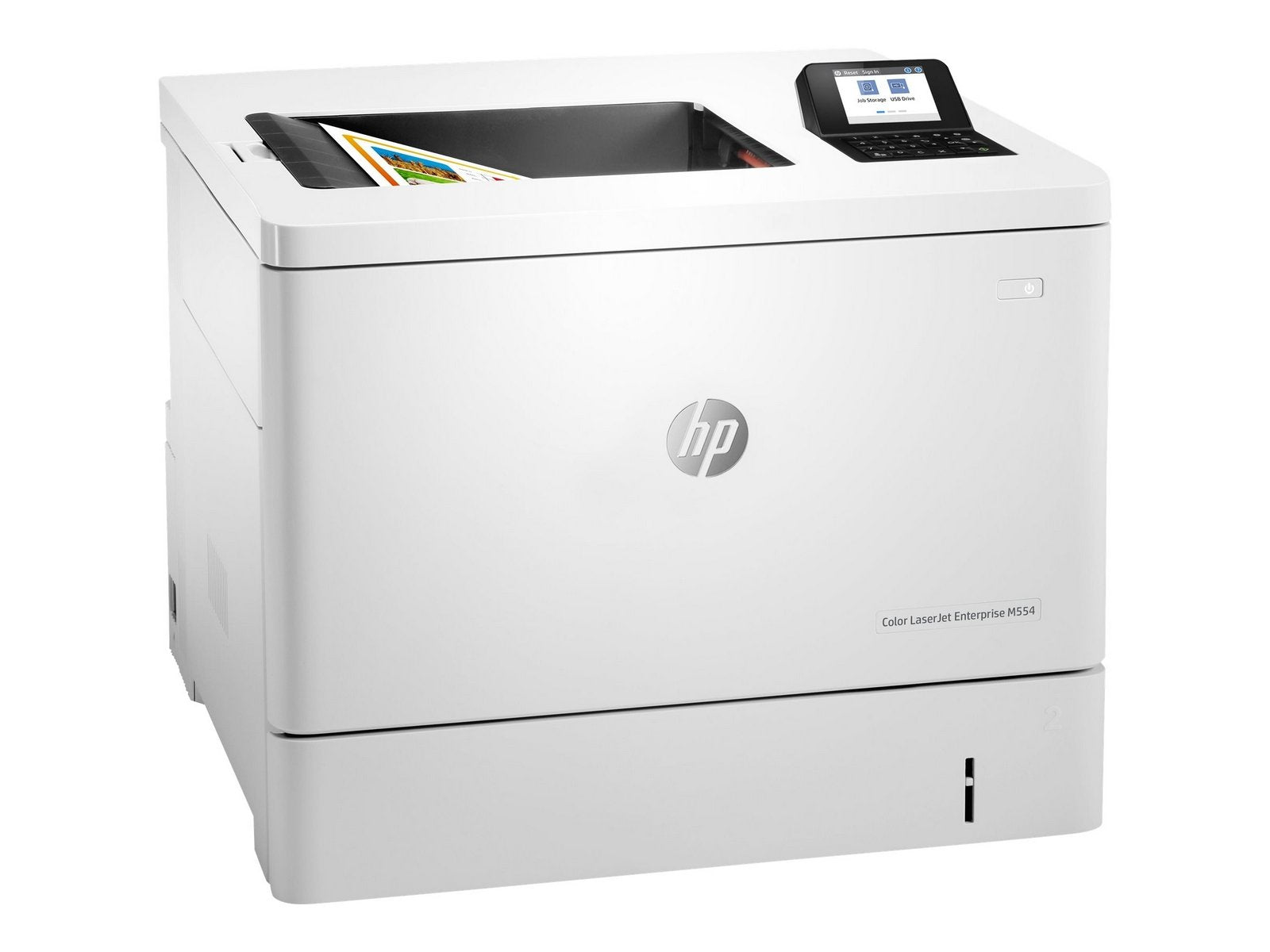 HP Color LaserJet Enterprise M554dn produit neuf emballage abimé A4 color laser USB 33ppm (P)