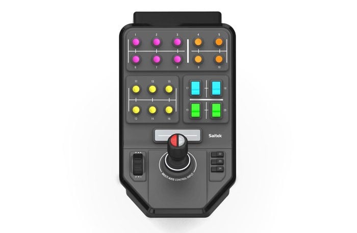 LOGITECH Heavy Equipment Side Panel Flight simulator controller wired for PC