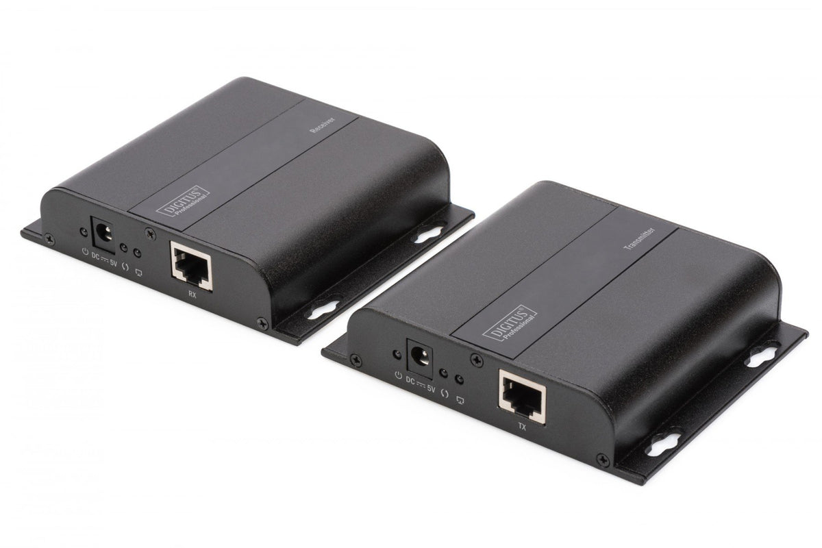 Digitus DS-55122 extension audio/video Émetteur et récepteur AV Noir