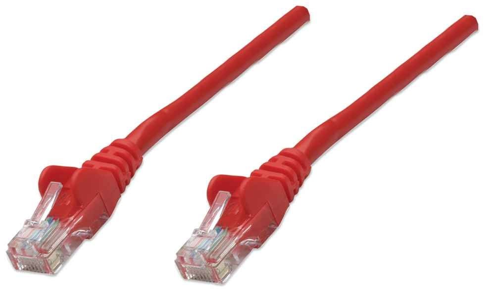 Intellinet Cat5e UTP, 2m câble de réseau Rouge U/UTP (UTP)