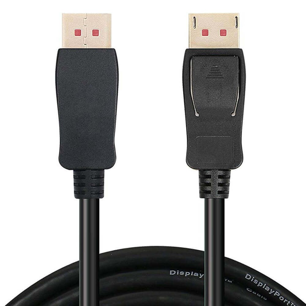 Techly ICOC DSP-A14-050NT Câble DisplayPort vers DisplayPort 1.4 8K*60Hz M/M 5m
