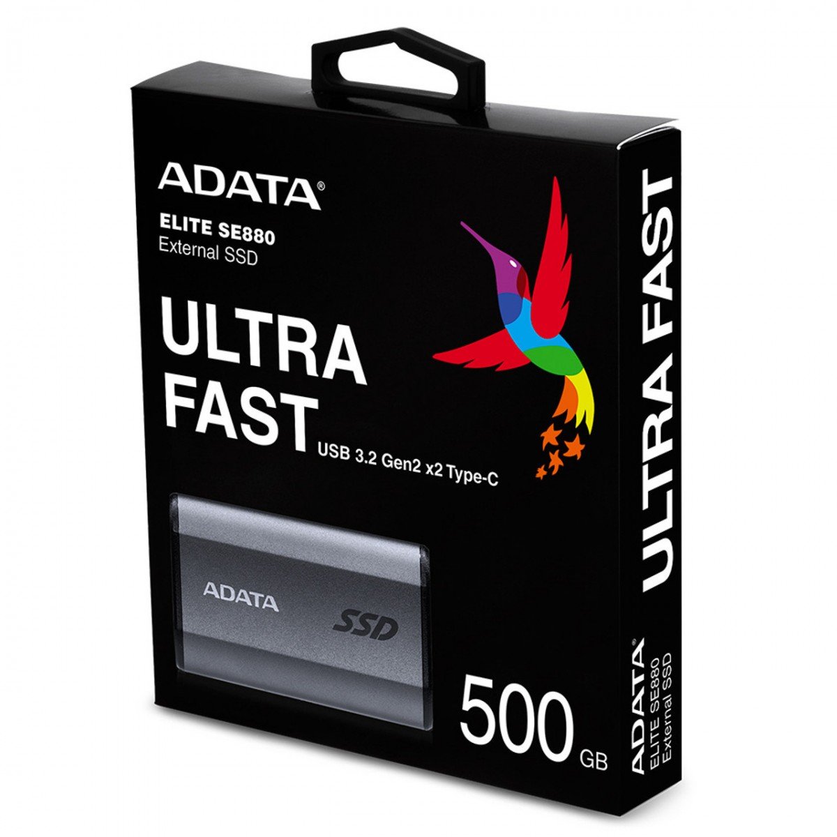 ADATA SE880 500 Go USB Type-C 3.2 Gen 2 (3.1 Gen 2) Wi-Fi Gris