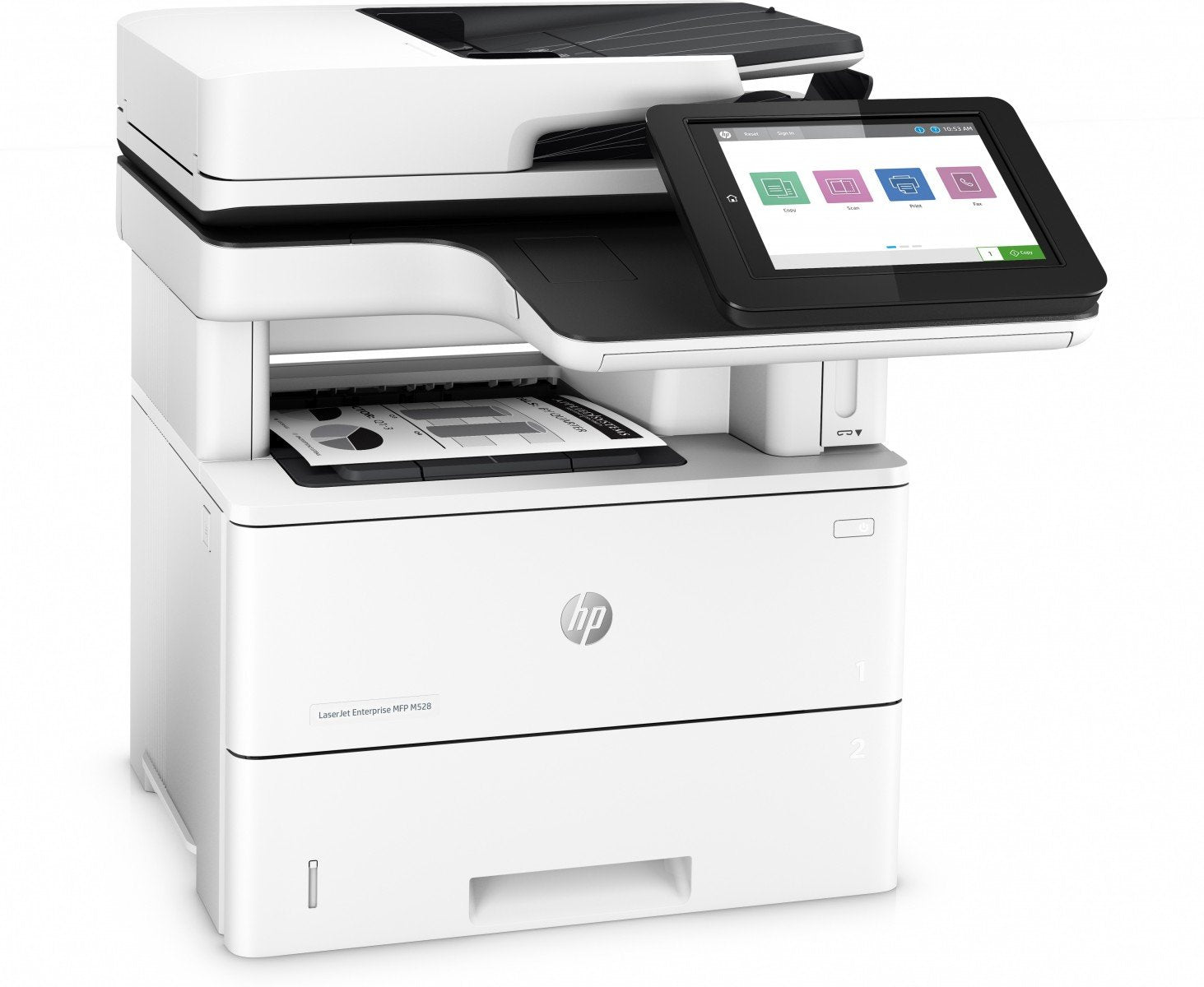 HP LaserJet Enterprise MFP M528f MFP Mono laser A4 43ppm Copy 43ppm Print 650sheets USB LAN