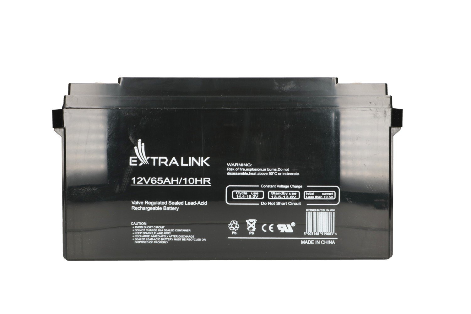 Extralink AKUMULATOR BATTERY ACCUMULATOR AGM 12V 65AH Sealed Lead Acid (VRLA)