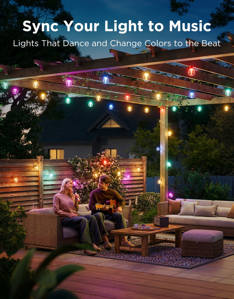 Govee H7025CB1 Guirlandes lumineuses extérieures RGBICW