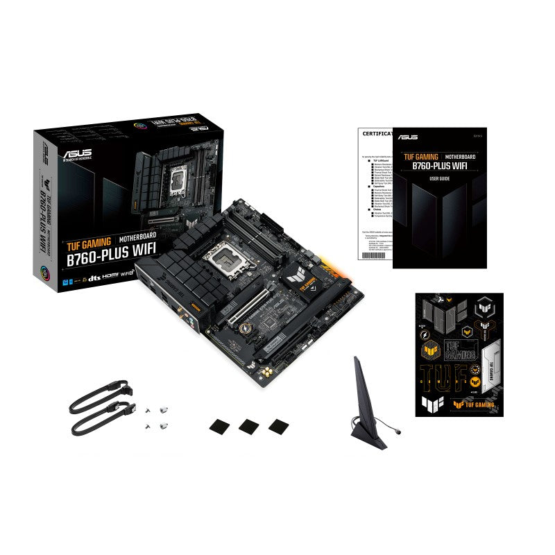 ASUS TUF GAMING B760-PLUS WIFI LGA 1700 4DDR5 ATX 4xSATA MB 1xHDMI 2.1 1xDP 1.4 3xM.2