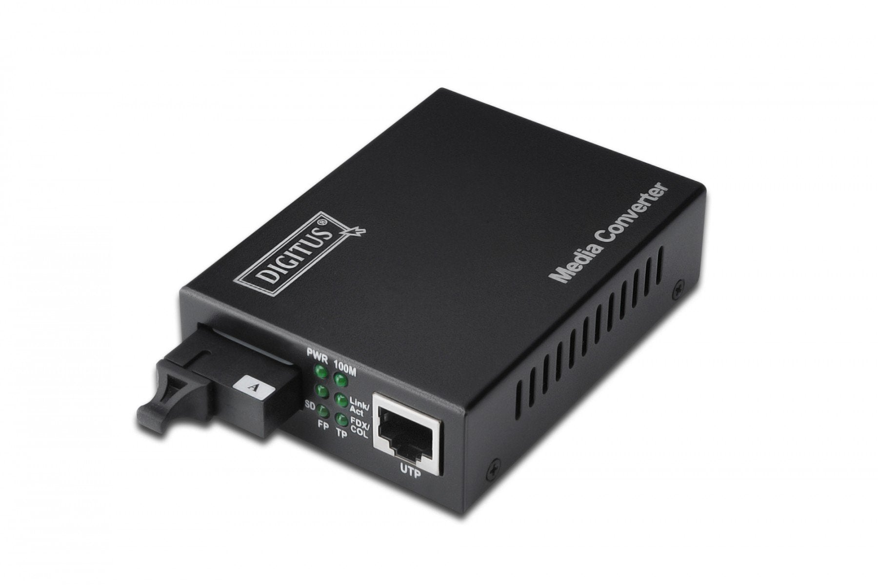 Digitus DN-82122 convertisseur de support réseau 1000 Mbit/s 1310 nm Monomode Noir