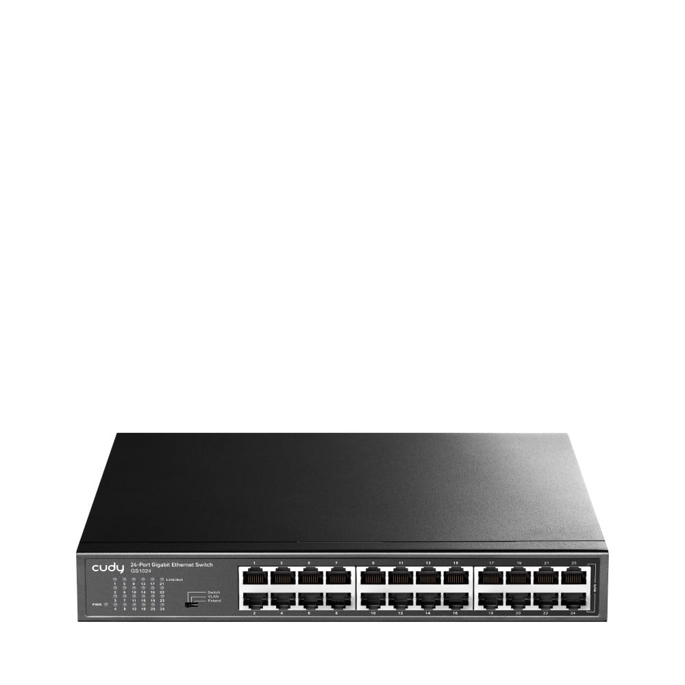 Cudy GS1024 commutateur réseau Non-géré Gigabit Ethernet (10/100/1000) Noir