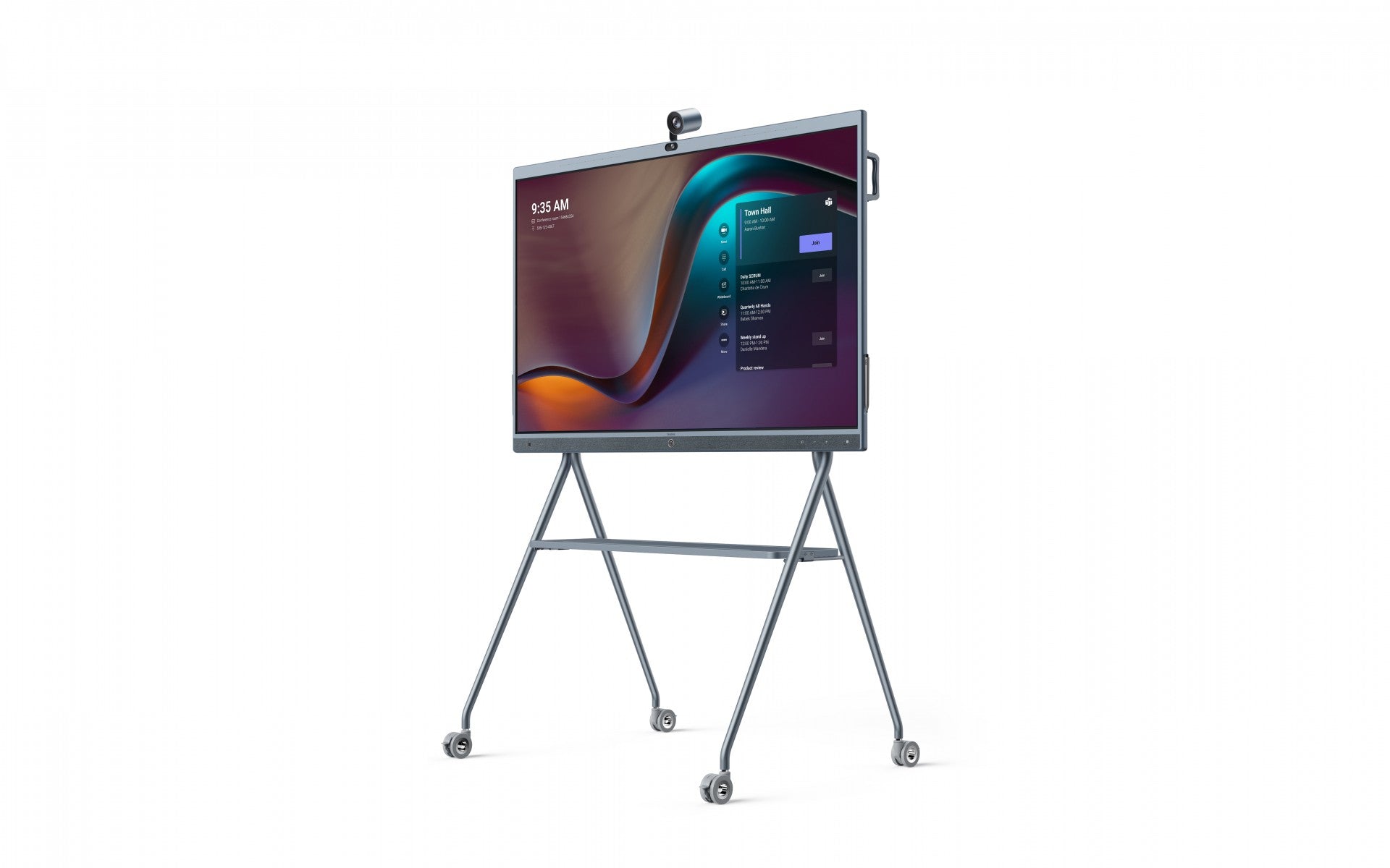 "Yealink MeetingBoard 165,1 cm (65"") 3840 x 2160 pixels LED Wi-Fi 6 (802.11ax) Noir Bluetooth"