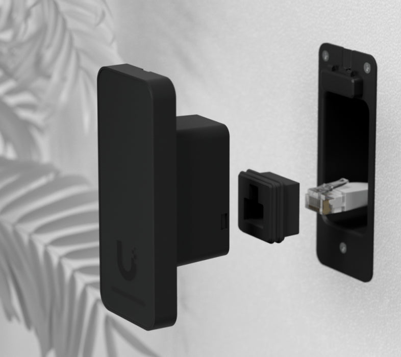 Ubiquiti UA-G2-Black Lecteur compact intérieur/extérieur UniFi Access de 2e génération pour les organisations, avec haut-parleur d'accueil intégré et LED, finit