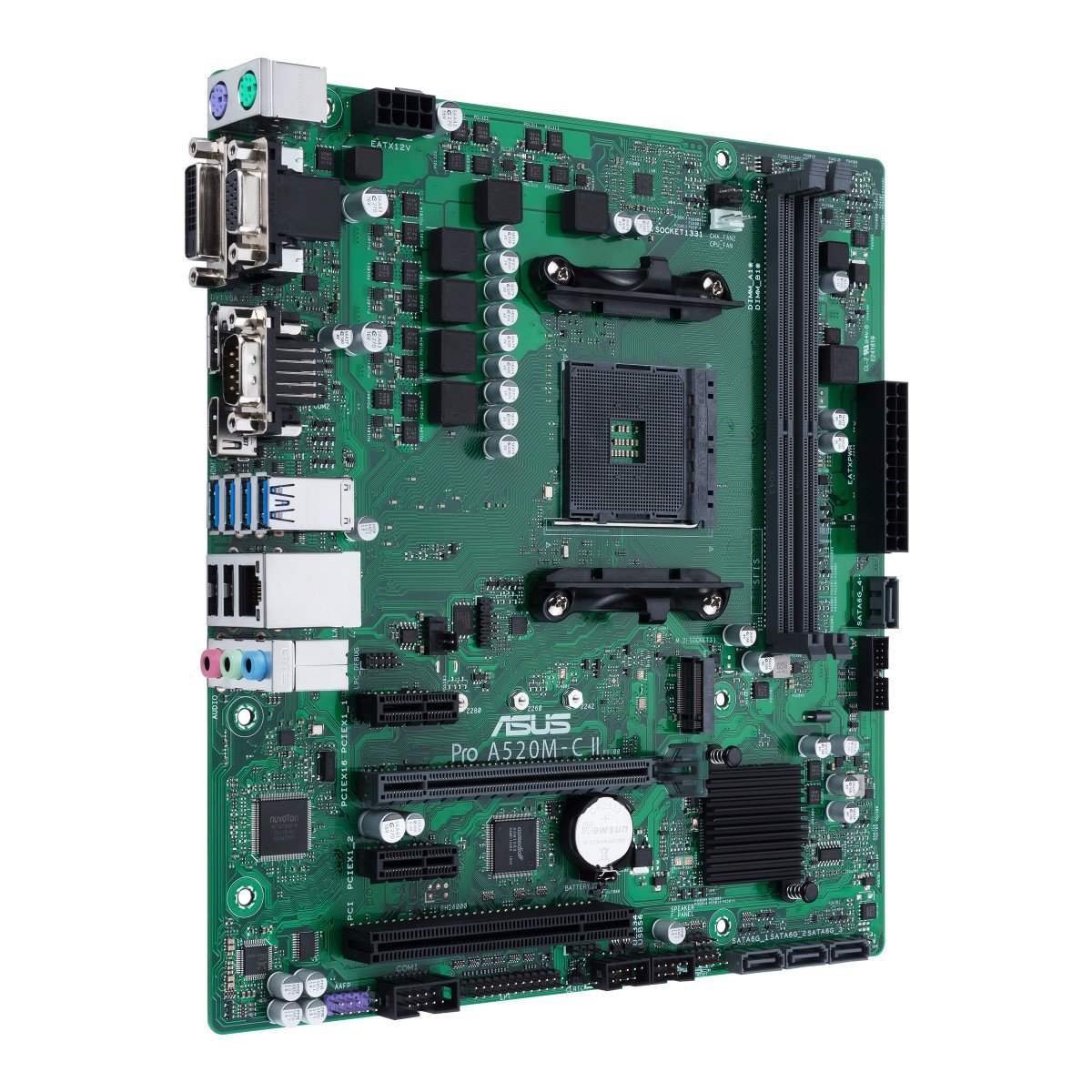 ASUS PRO A520M-C II/CSM AM4 2xDDR4 4xSATA 1xM.2 1xDsub 1xDVI 1xHDMI 1xDP MB