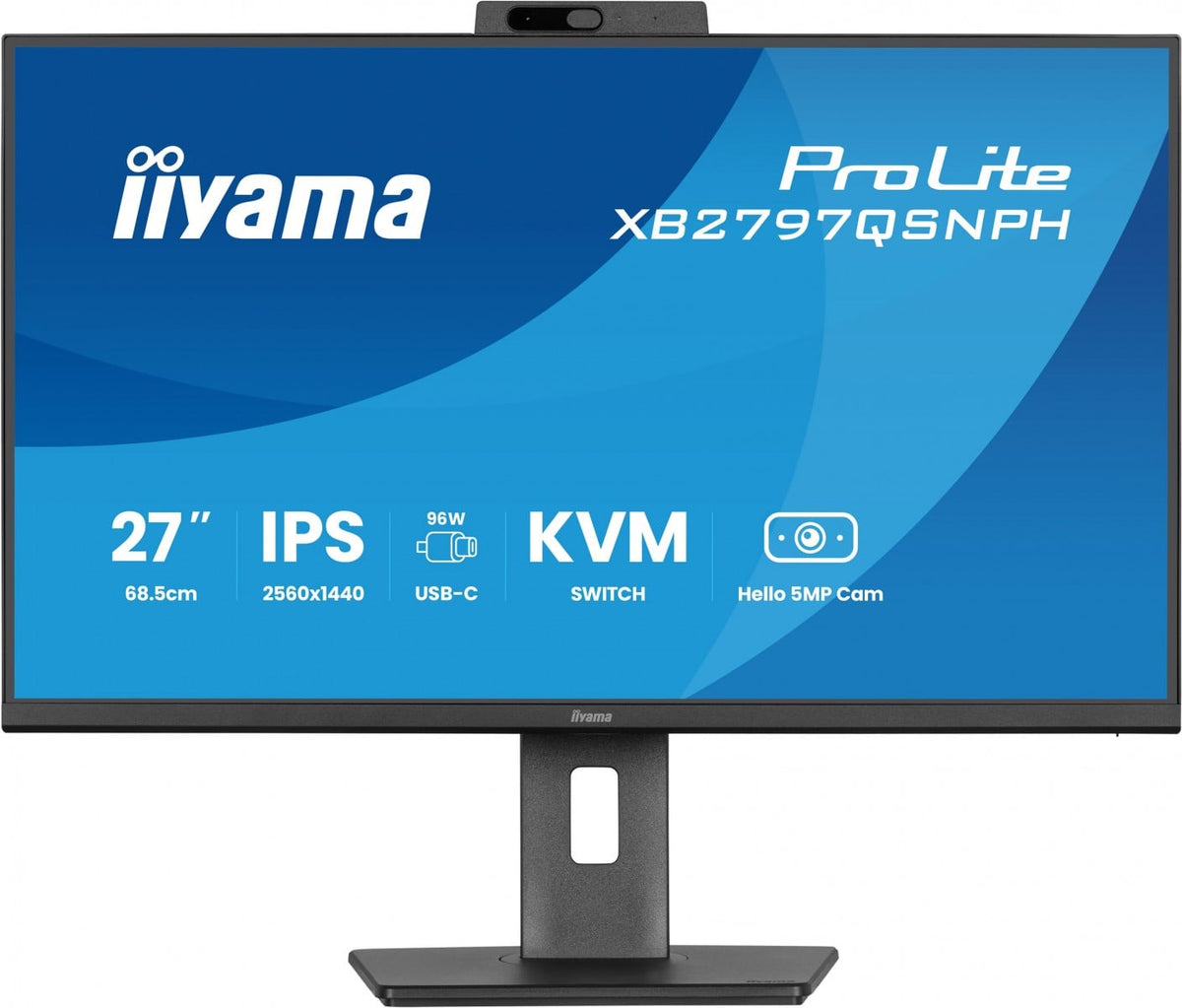 27""W LCD Business QHD IPS USB-C Doc