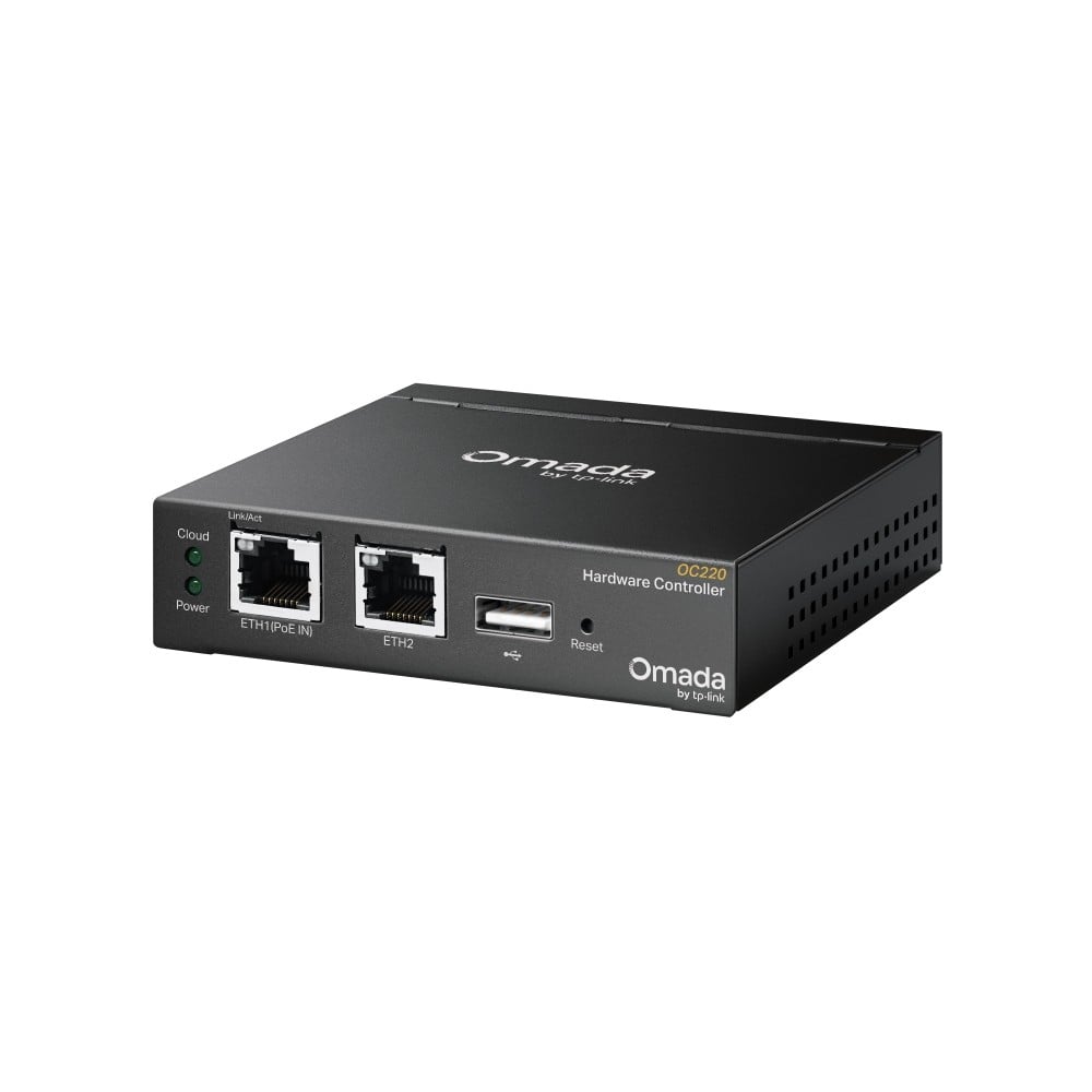 TP-LINK Omada Hardware Controller 2x 10/100/1000 Mbps Ethernet Ports 1x USB 2.0 Port 1x Micro USB Port