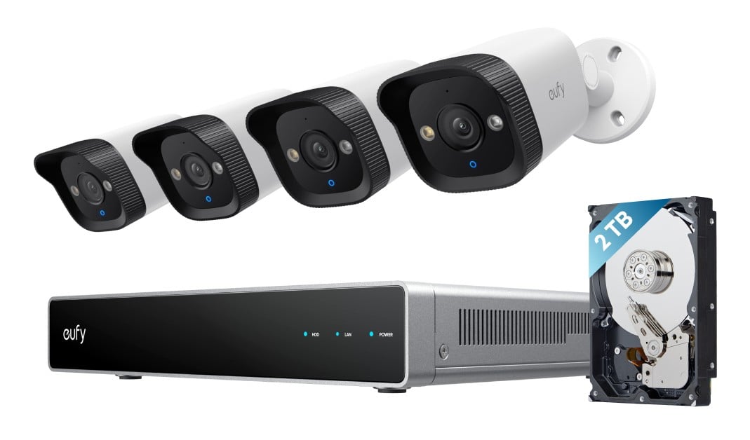 Eufy NVR Security System E40 Noir, Gris, Blanc