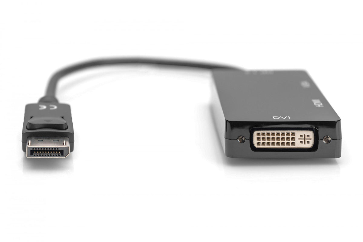 Digitus AK-340418-002-S câble vidéo et adaptateur 0,2 m DVI-D Noir