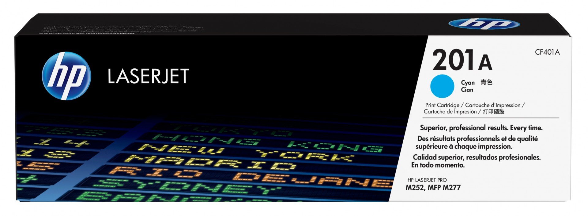 HP 201A original Toner cartridge CF401A cyan 1.330 pages standard capacity