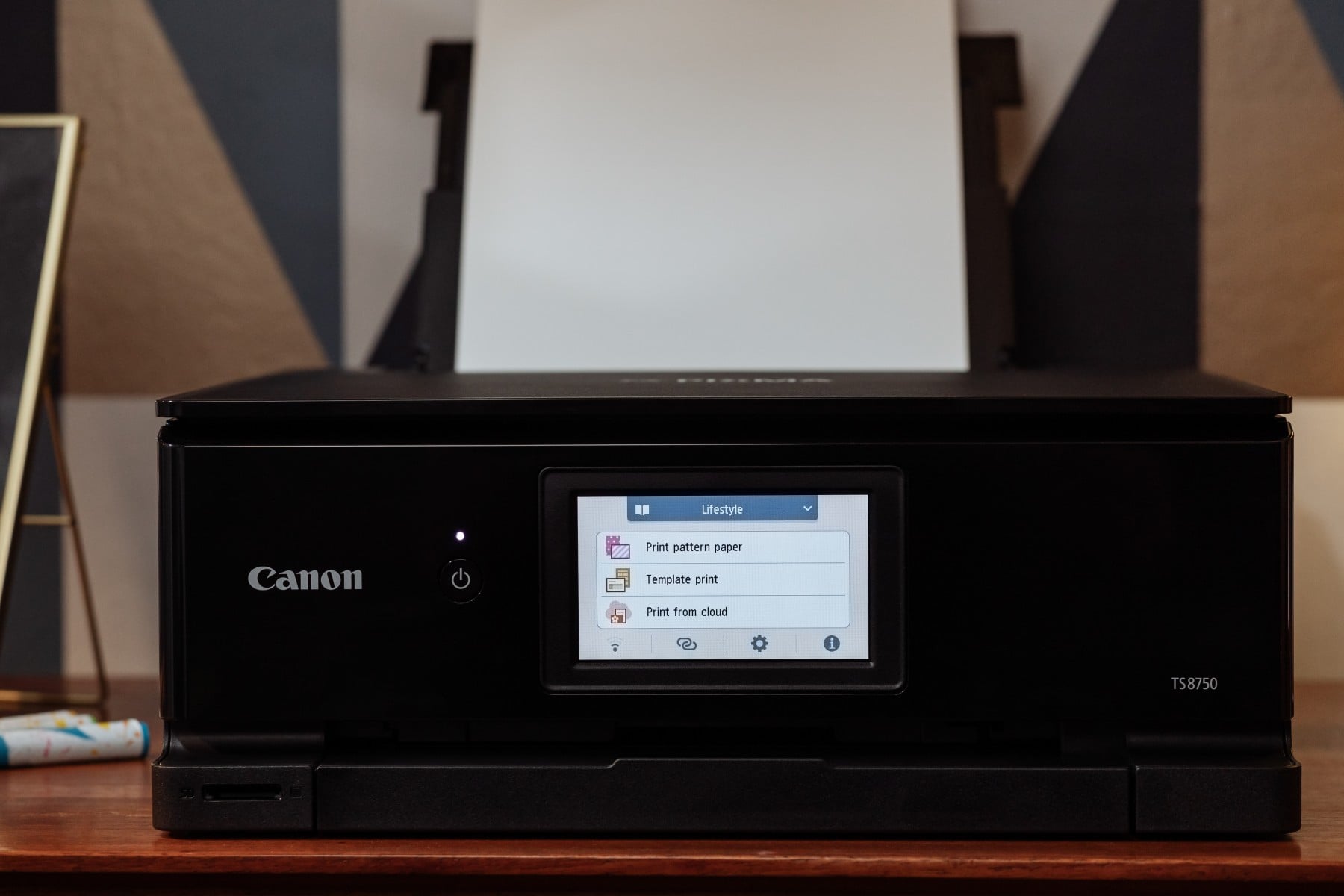 CANON PIXMA TS8750 MFP colour ink-jet A4 15 ipmprint 200 sheets USB 2.0 Wi-Fi black
